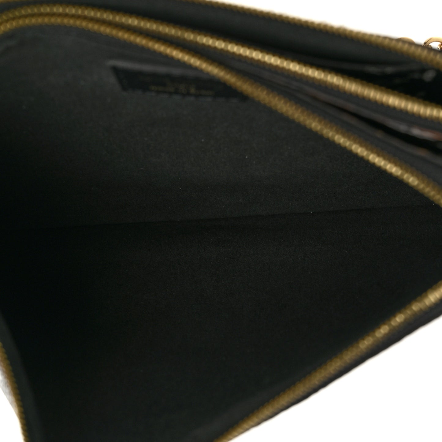 Monogram Giant Jungle Pochette Double Zip Black