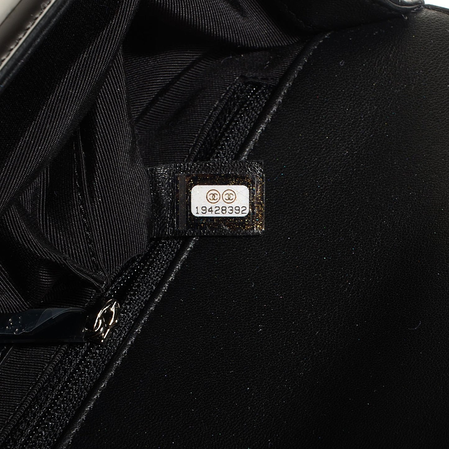 Patent Quilted New Medium Boy Flap Black