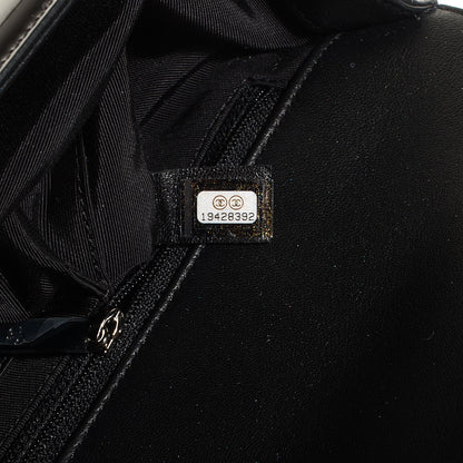 Chanel Patent Quilted New Medium Boy Flap Black 8 of 9