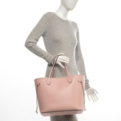 Louis Vuitton Epi Neverfull MM Rose Ballerine 2 of 9