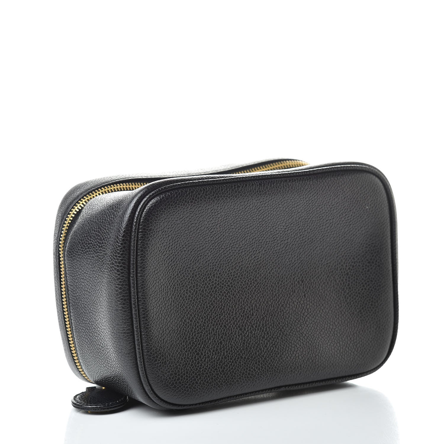 Chanel Caviar Vanity Cosmetic Case Black 4 of 13