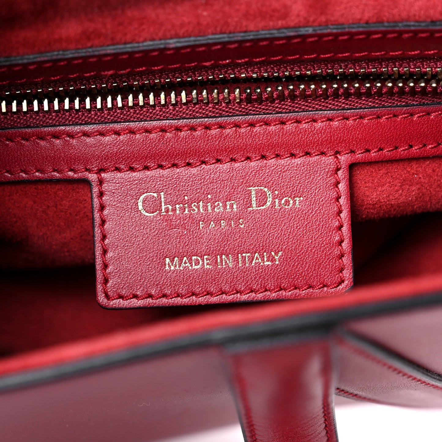 Calfskin Saddle Bag Scarlet