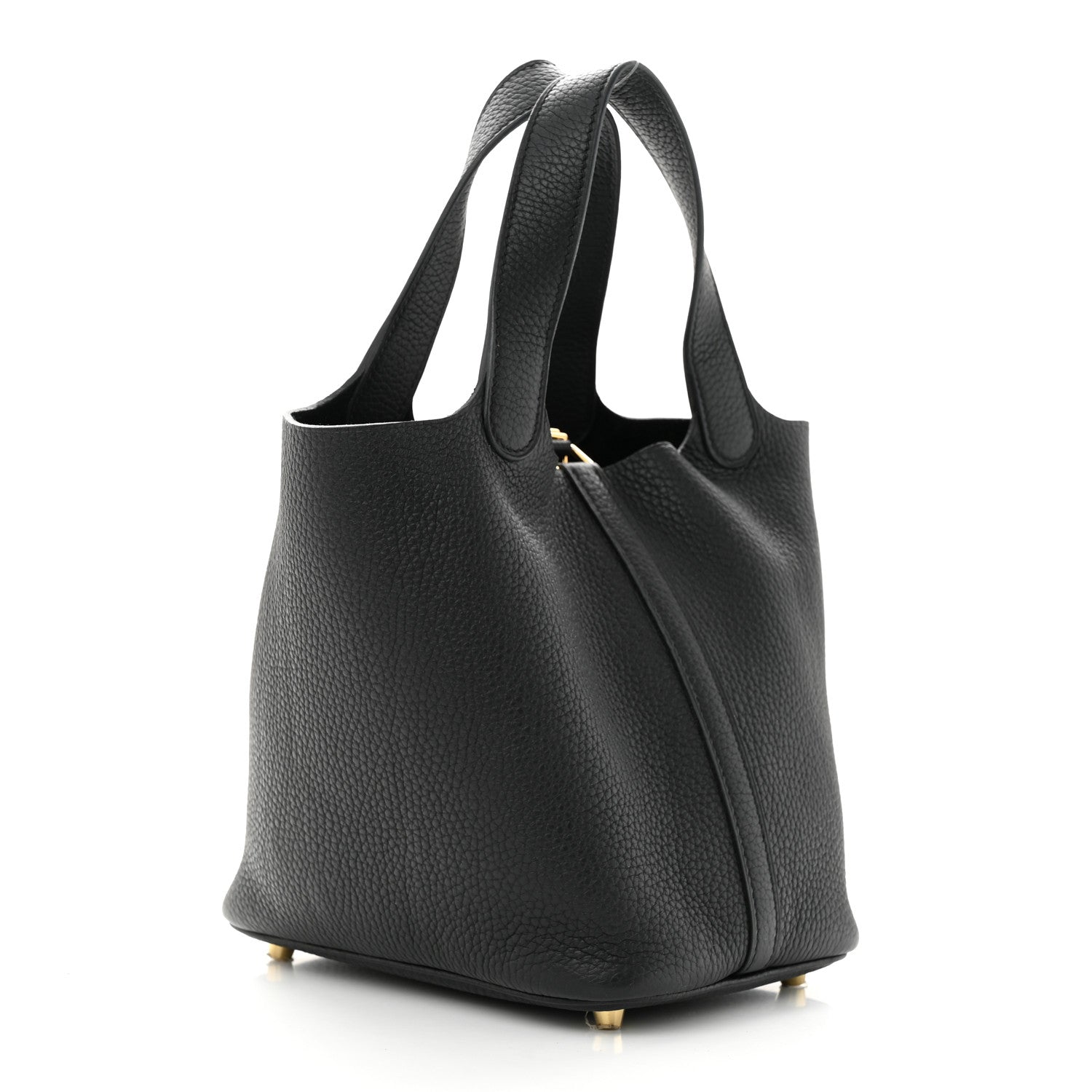 Hermes Taurillon Clemence Picotin Lock 18 PM Black 3 of 11