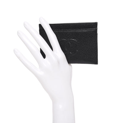 Chanel Caviar Timeless CC Card Holder Black 2 of 9
