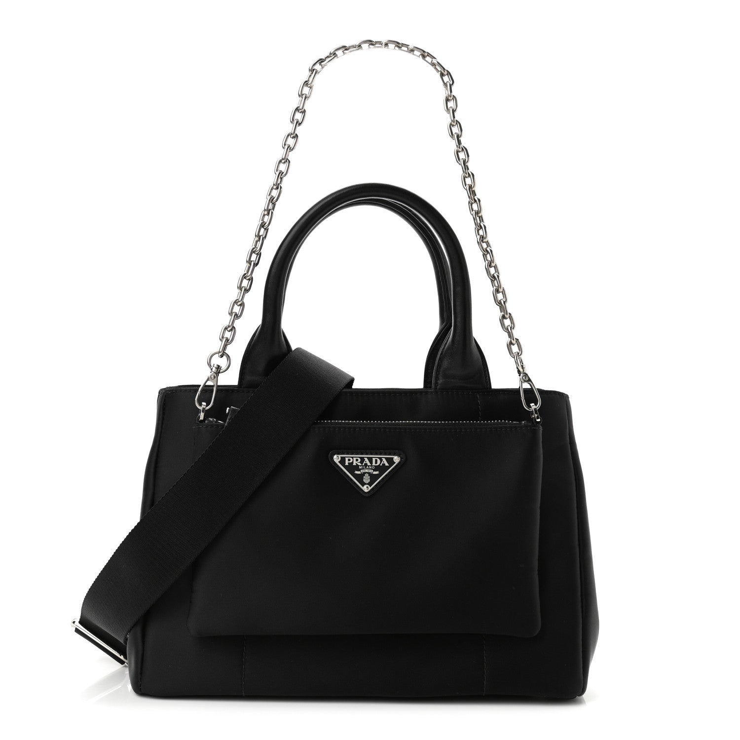 Prada Tessuto Nylon Tote Black 1 of 10