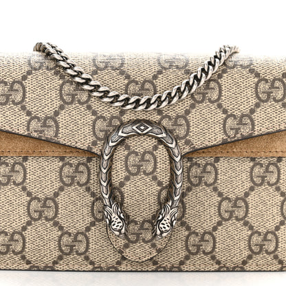 Gucci GG Supreme Monogram Super Mini Dionysus Shoulder Bag Taupe 7 of 9
