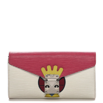 Louis Vuitton Epi Tribal Mask Sarah Wallet Pivoine 1 of 10