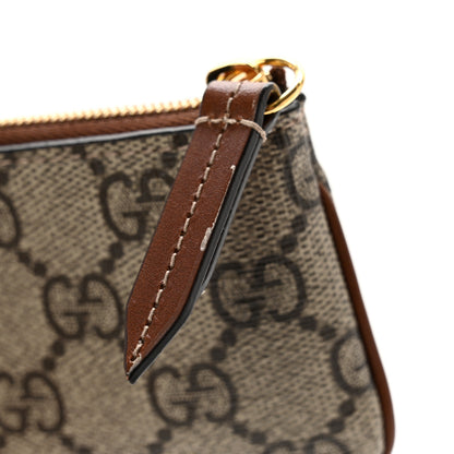 Gucci GG Supreme Monogram Key Case Brown 9 of 10