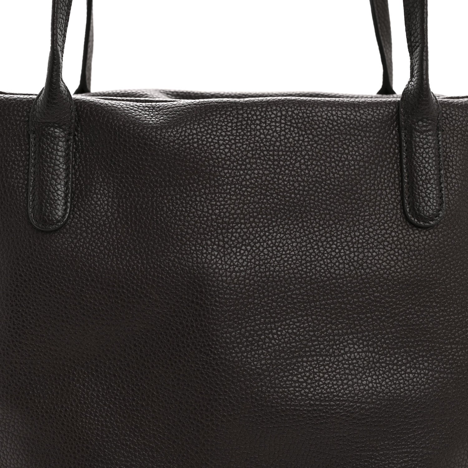 The Row Grained Saddle Calfskin Henri Bag Brunette 7 of 13