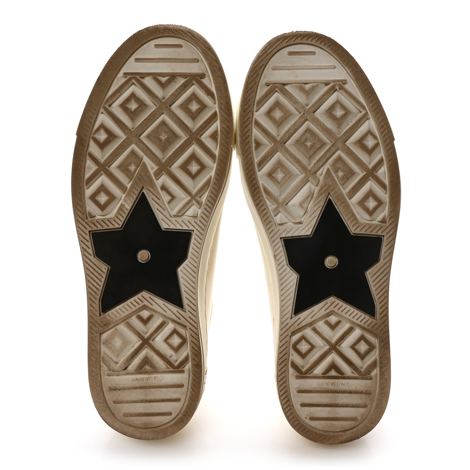 Christian Dior Canvas Dot Walk'N'Dior Low Top Sneakers 37.5 Milk 6 of 8