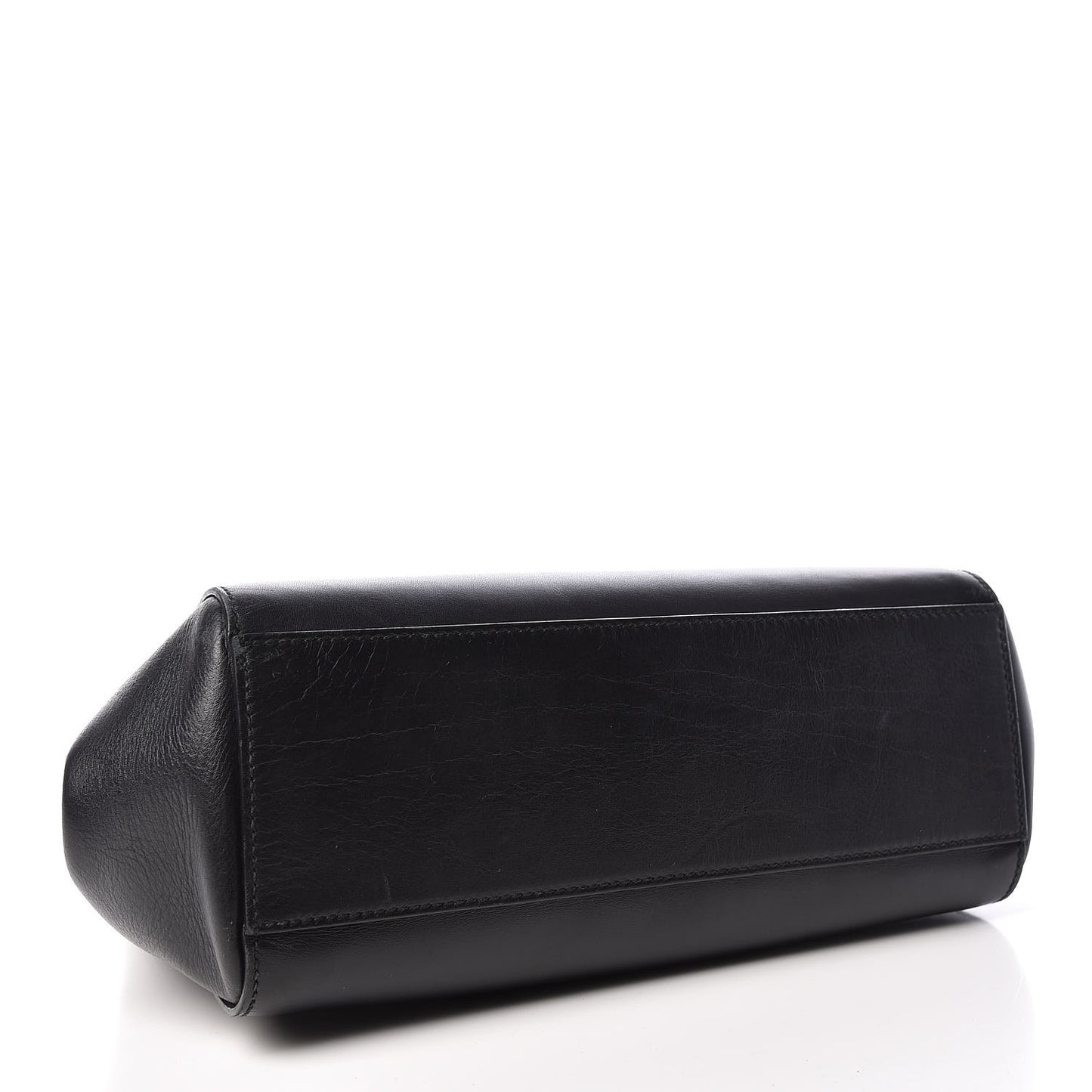 Nappa Bamboo Small Nymphaea Top Handle Bag Black