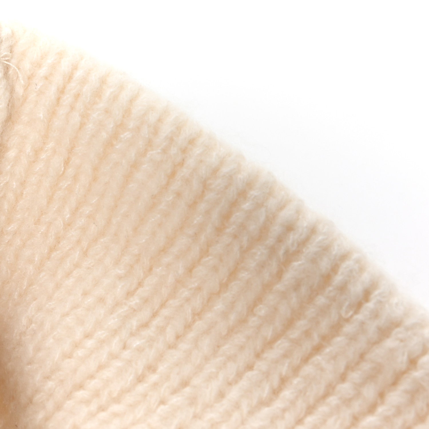 Chanel Cashmere Silk CC Beanie Hat Beige Ecru 7 of 7