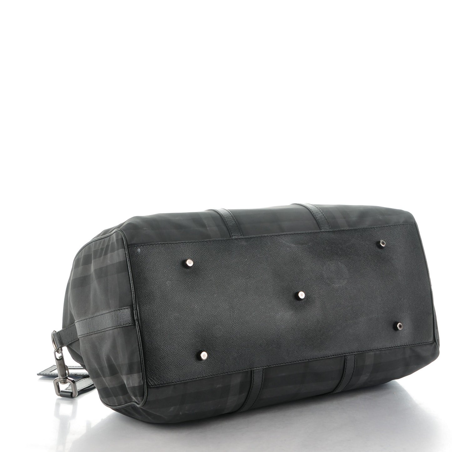 Nylon Smoked Check Holdall 52 Black