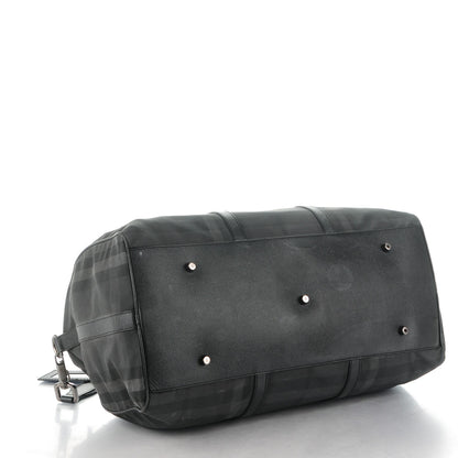 Burberry Nylon Smoked Check Holdall 52 Black 4 of 8