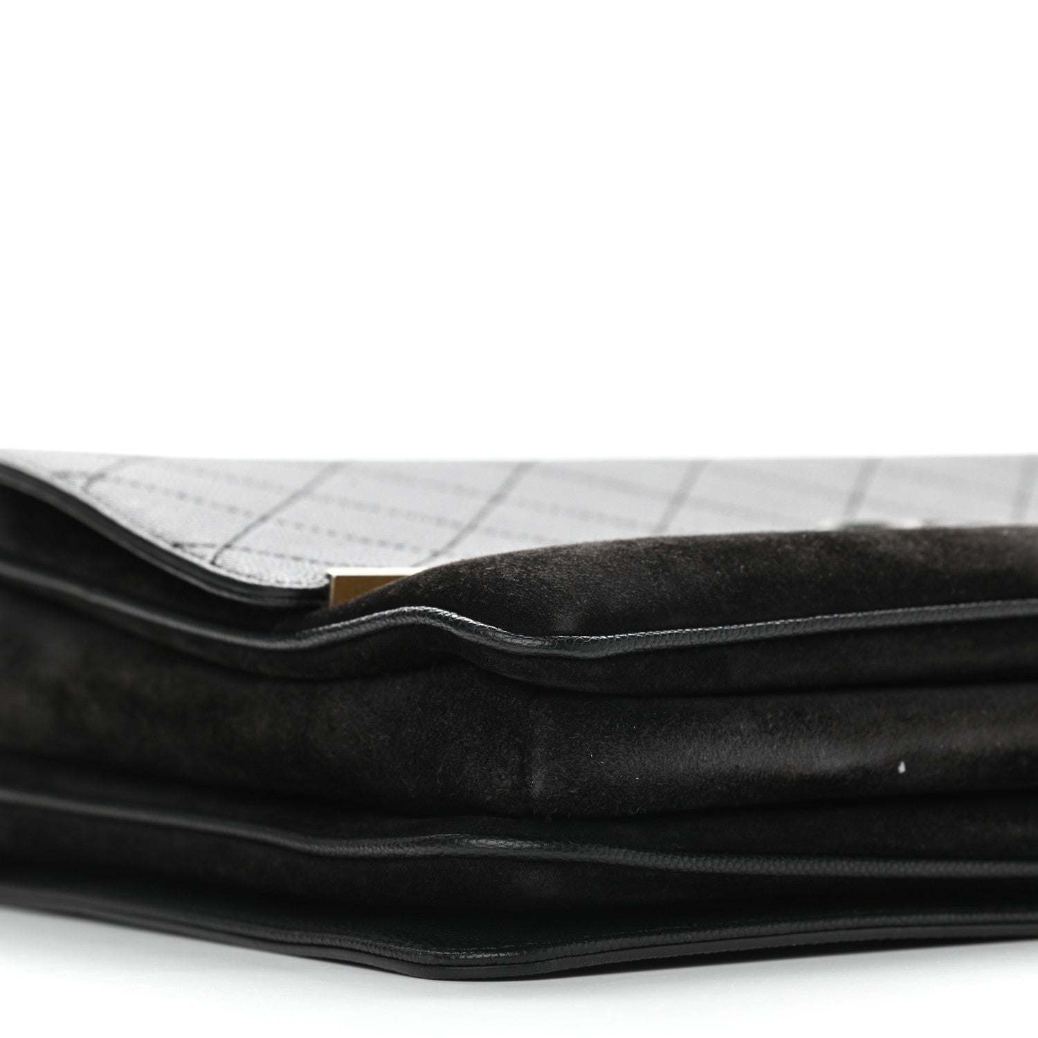 Chanel Caviar Suede Stitched Lady Coco Flap Black 8 of 11