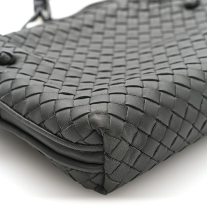 Bottega Veneta Nappa Intrecciato Nodini Crossbody Messenger New Light Grey 9 of 10