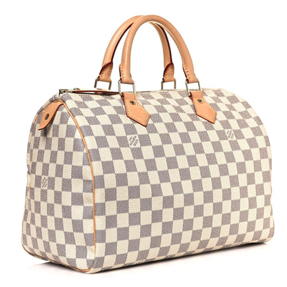 Louis Vuitton Damier Azur Speedy 30 3 of 13