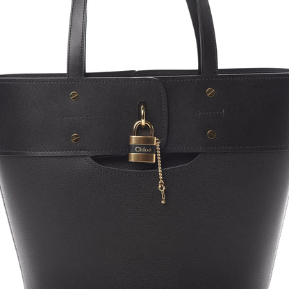 Chloe Smooth Grained Calfskin Small Aby Tote Black 8 of 10