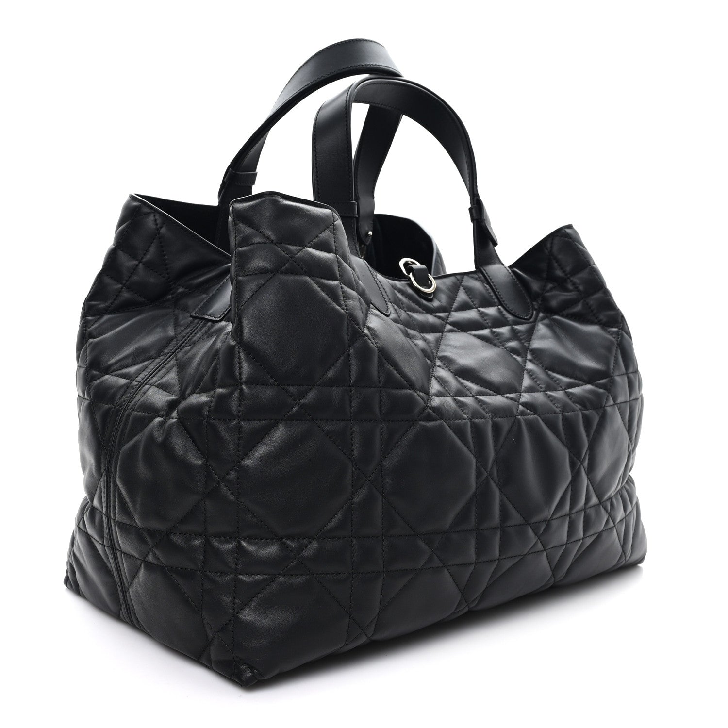 Christian Dior Calfskin Macrocannage Large Toujours Black 2 of 12