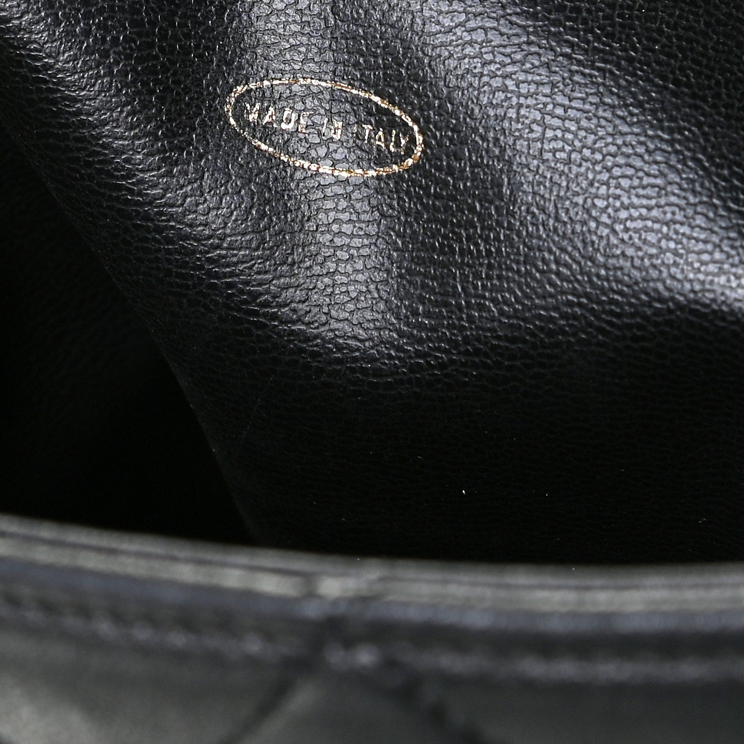 Lambskin Quilted Shoulder Bag Black
