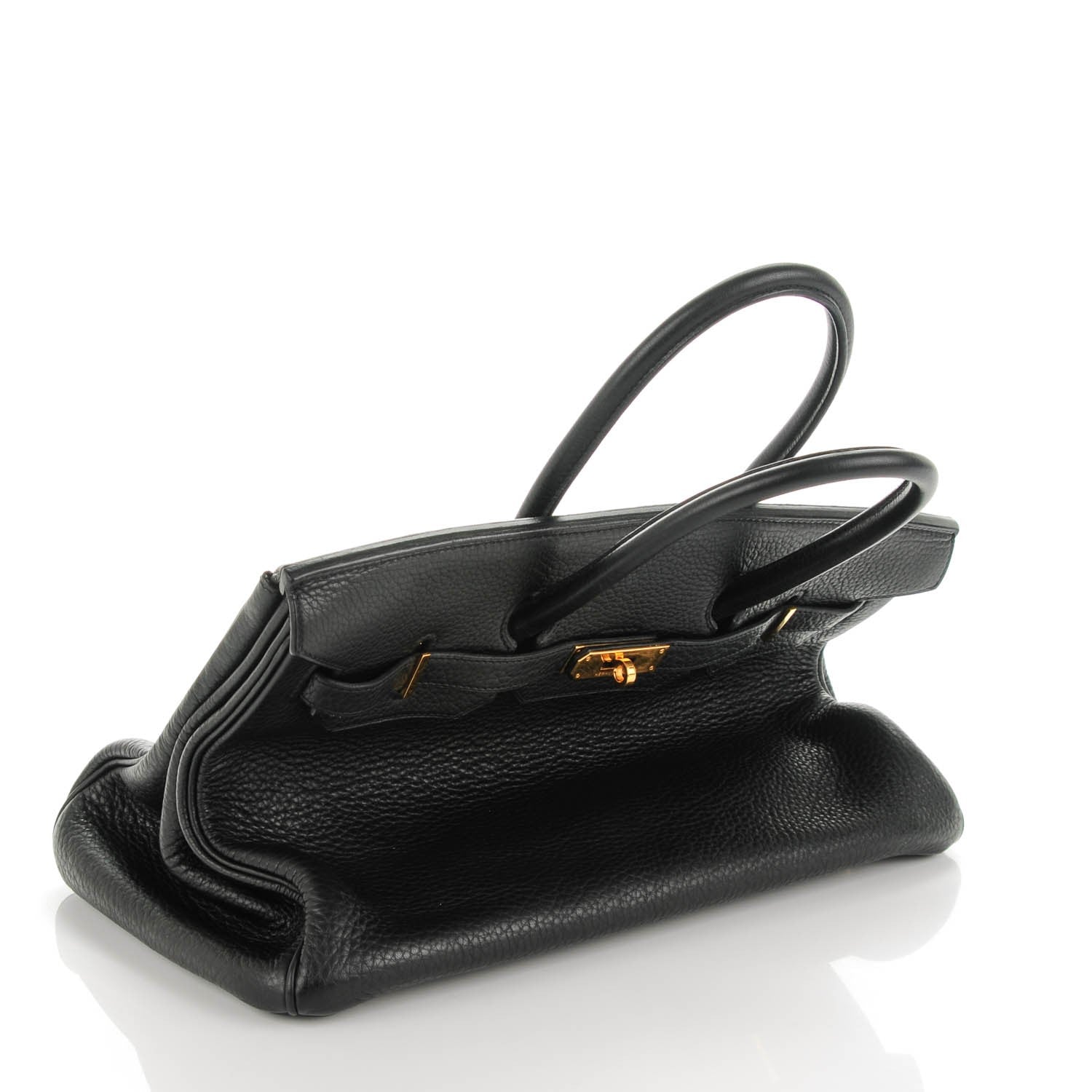 Hermes Taurillon Clemence Birkin 35 Black 24 of 24