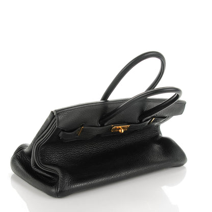 Hermes Taurillon Clemence Birkin 35 Black 24 of 24