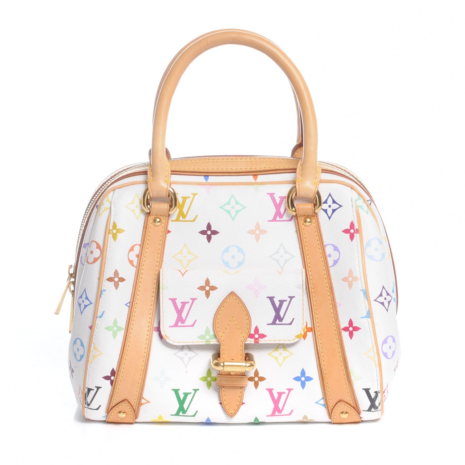 Louis Vuitton Monogram Multicolor Priscilla White 1 of 6