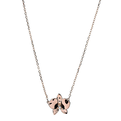 Cartier 18K Pink Gold Diamond Caresse D'Orchidees Par Necklace 1 of 6