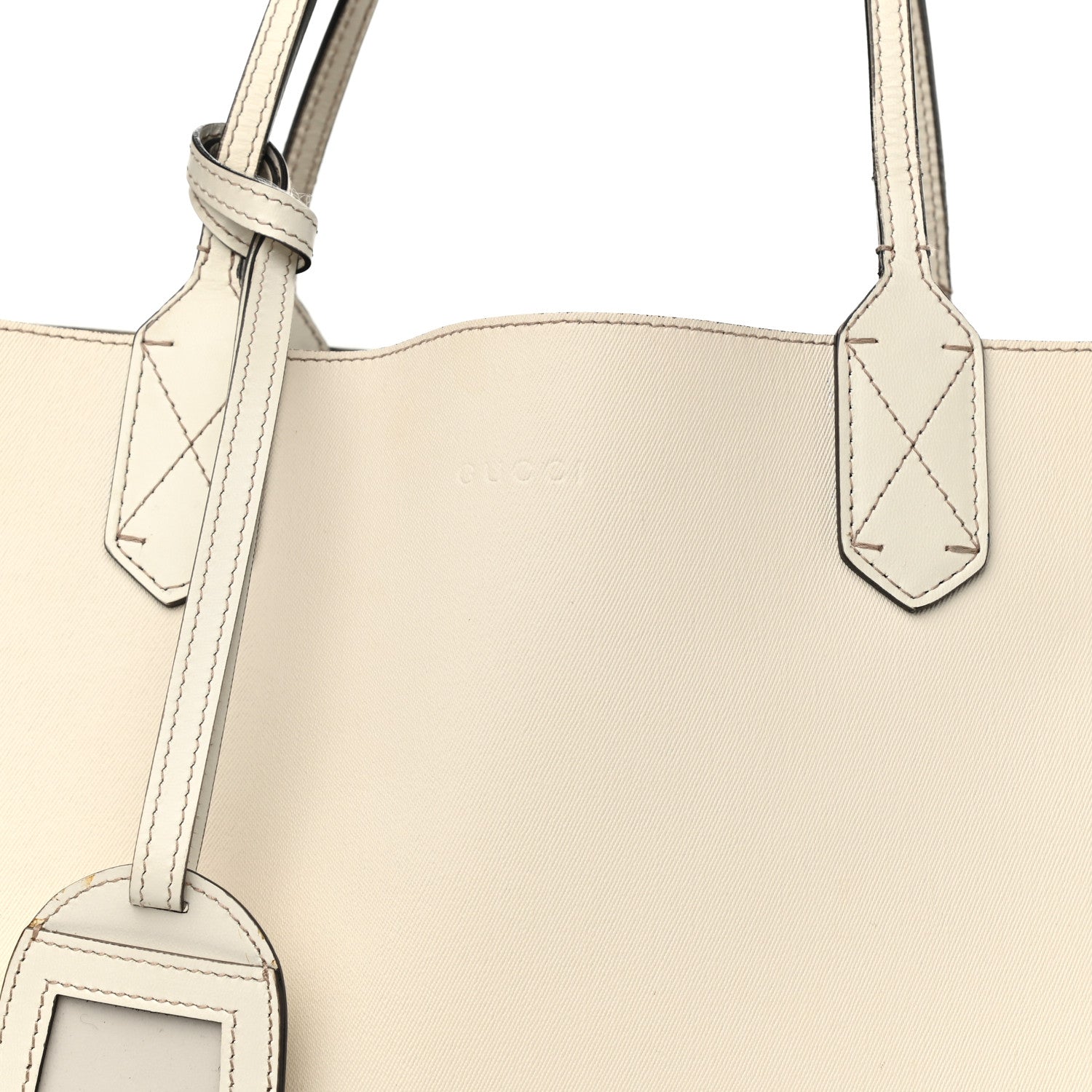 Gucci GG Supreme Monogram Medium Reversible Tote Beige White 11 of 17