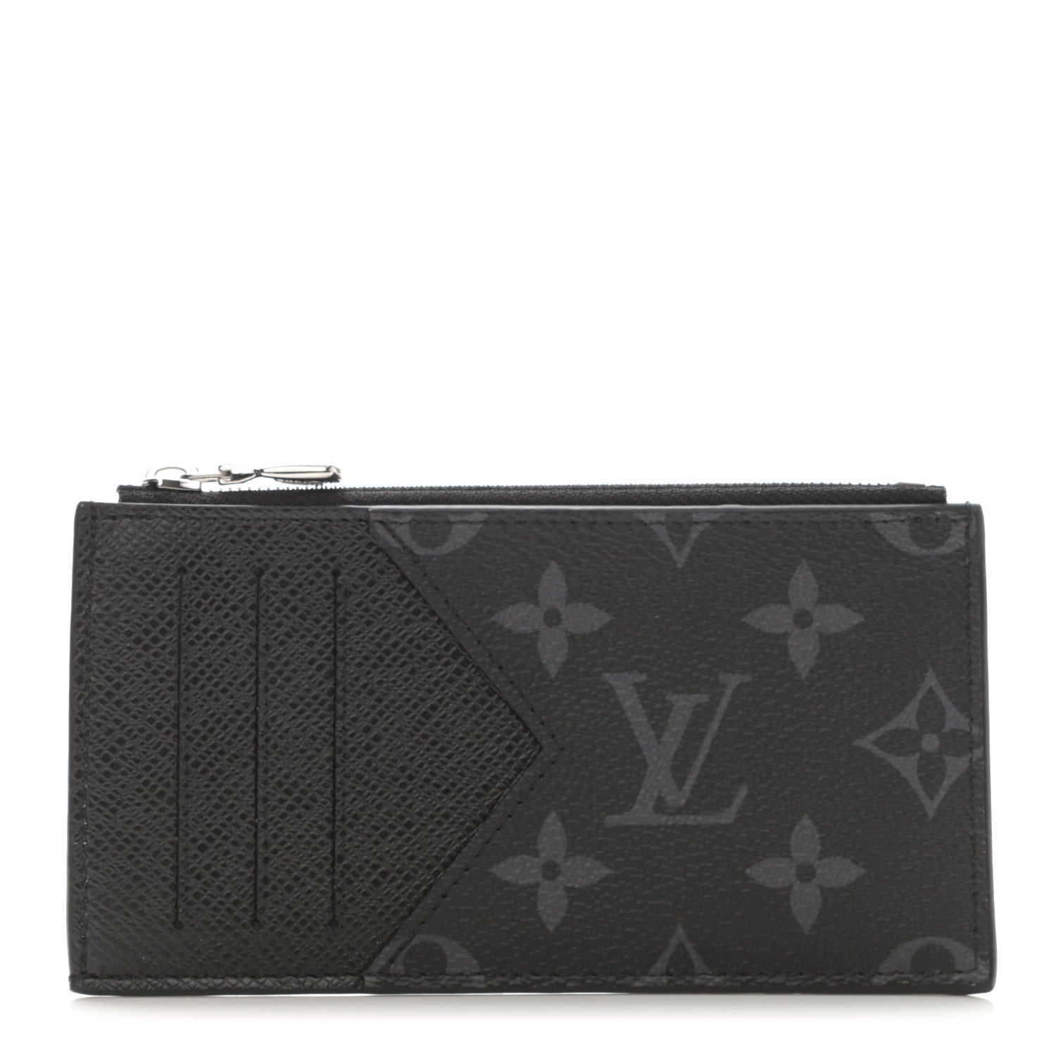 Louis Vuitton Taigarama Coin Card Holder Black 1 of 6