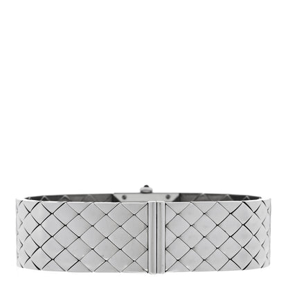 Chanel Stainless Steel Diamond 19mm Matelasse Quartz Watch 3 of 5