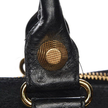 Balenciaga Agneau Giant 21 Gold Hardware Weekender Black 9 of 11