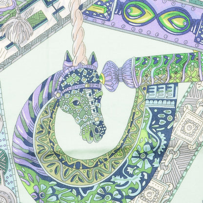 Hermes Cashmere Silk Le Songe De La Licorne Shawl 140 3 of 7