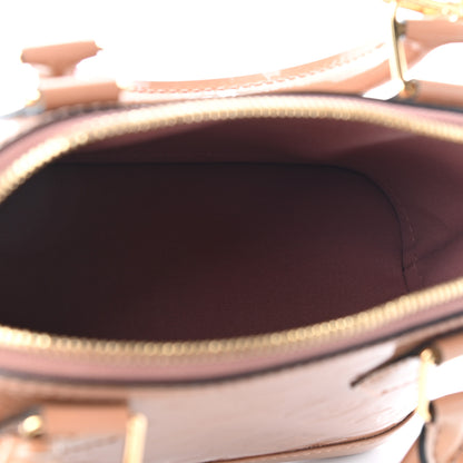 Louis Vuitton Vernis Alma BB Rose Velours 5 of 8