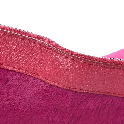 Alexander McQueen Calfskin De Manta Clutch Fuchsia 14 of 15