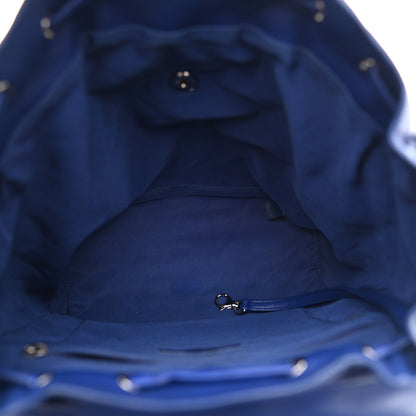 Chanel Lambskin Quilted Large Urban Spirit Backpack Blue 5 of 10