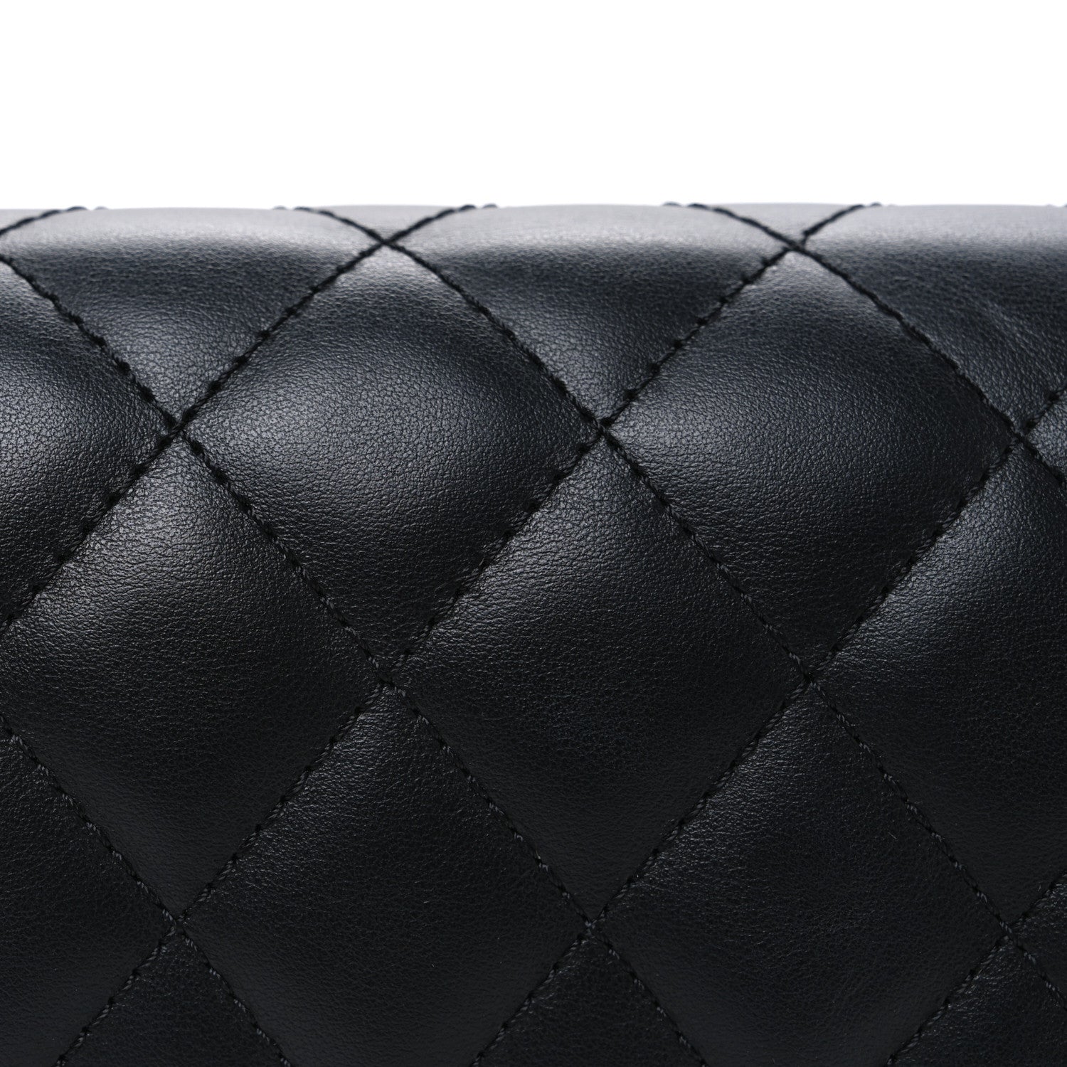 Chanel Calfskin Quilted CC Uniform Flap Belt Bag Black 9 of 11