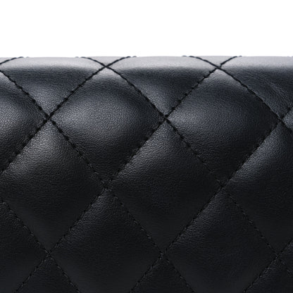 Chanel Calfskin Quilted CC Uniform Flap Belt Bag Black 9 of 11