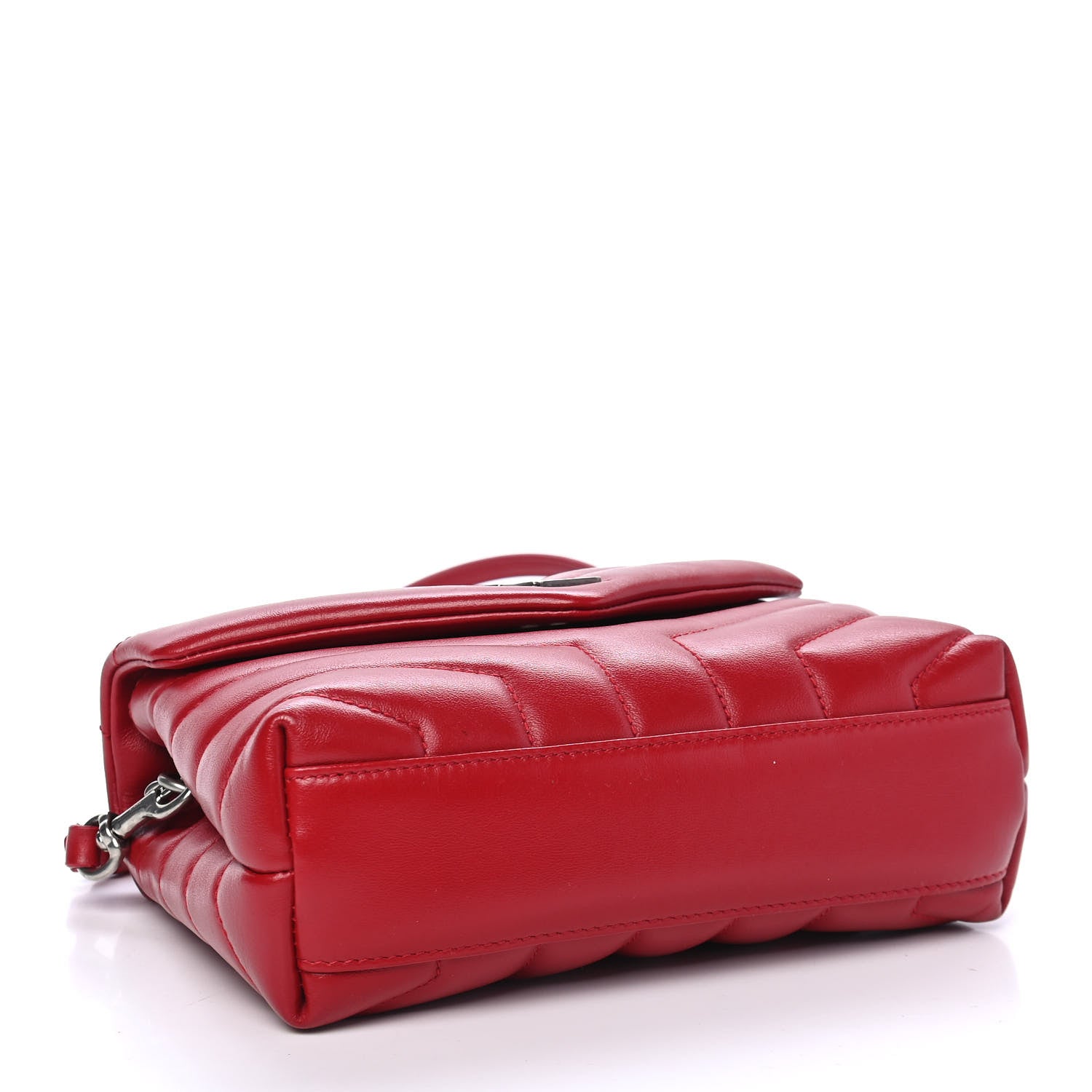 Saint Laurent Calfskin Y Quilted Monogram Toy Loulou Crossbody Bag New Lipstick 3 of 9
