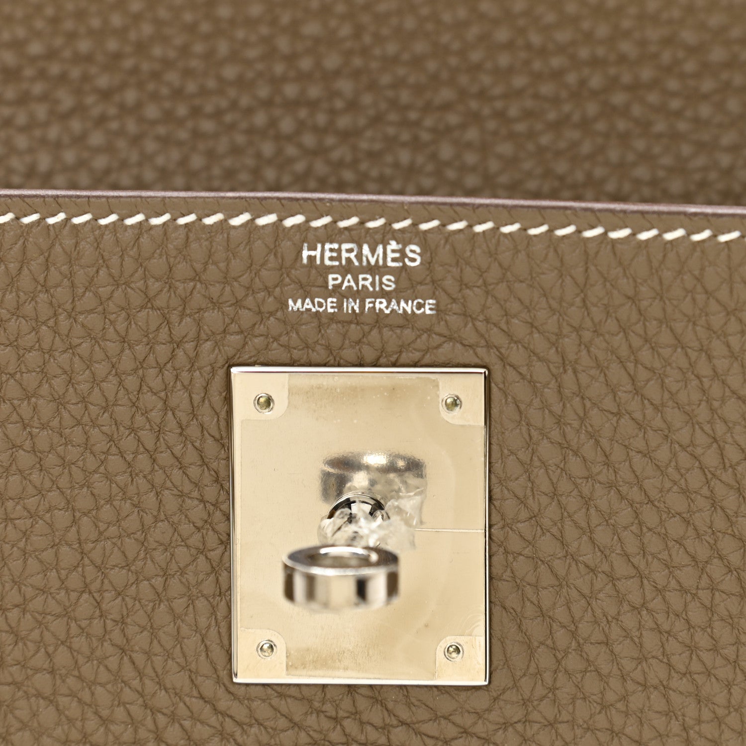 Hermes Togo Kelly Retourne 28 Etoupe 6 of 13