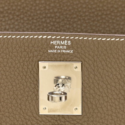 Hermes Togo Kelly Retourne 28 Etoupe 6 of 13