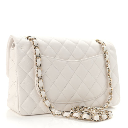 Chanel Caviar Quilted Small Double Flap White 2 of 8
