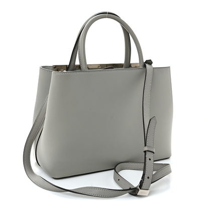 Fendi Vitello Baltico Dolce Studded Petite 2Jours Tote Ghiaccio Multicolor 3 of 10