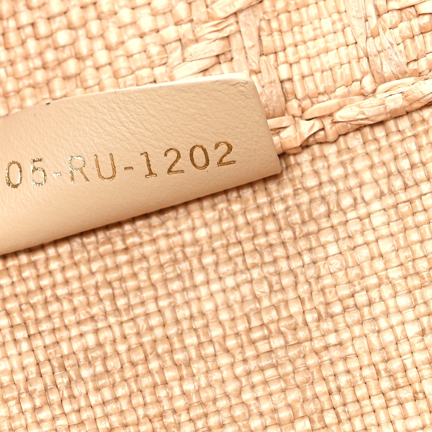 Raffia Cannage Large Book Tote Natural