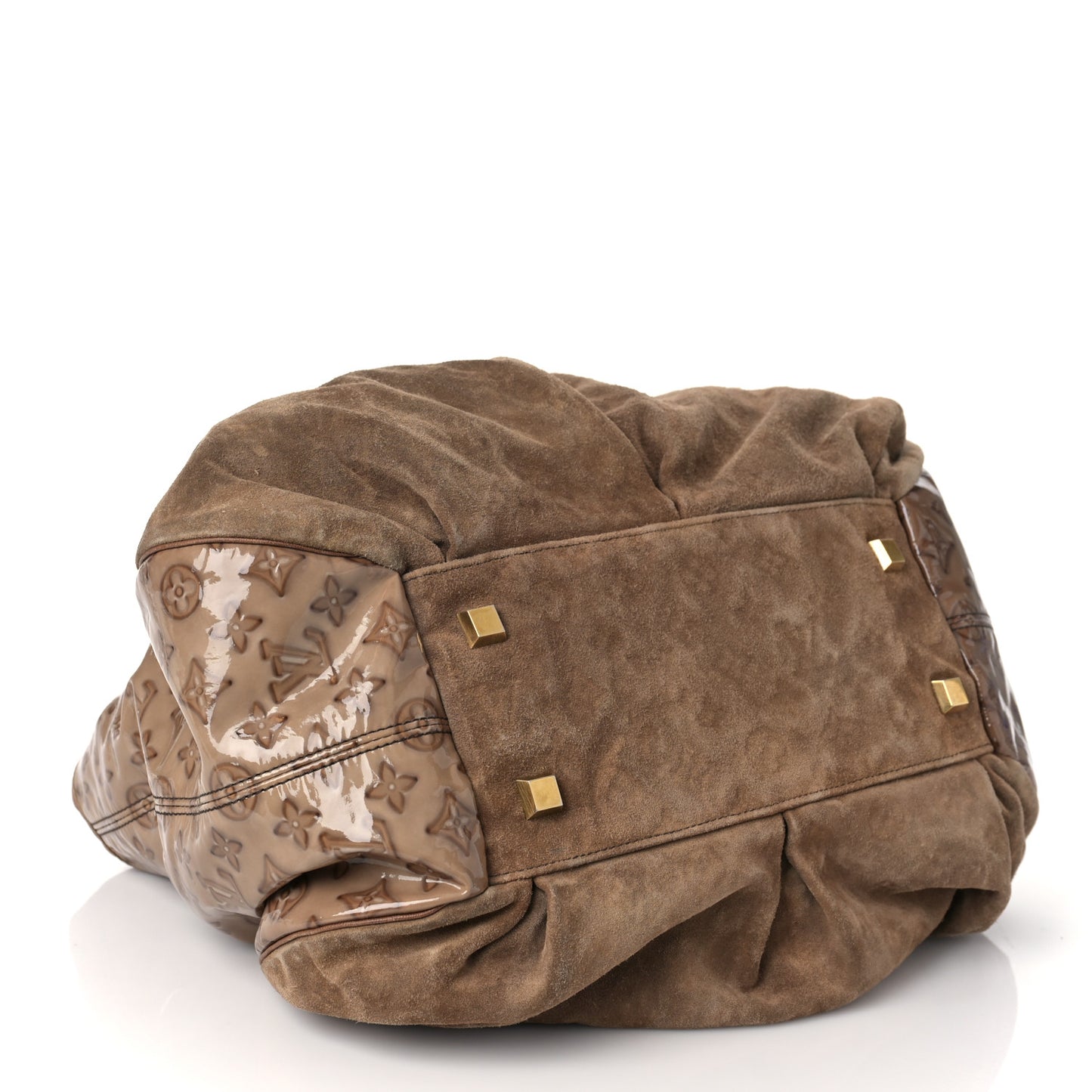 Suede Patent Monogram Irene Brown
