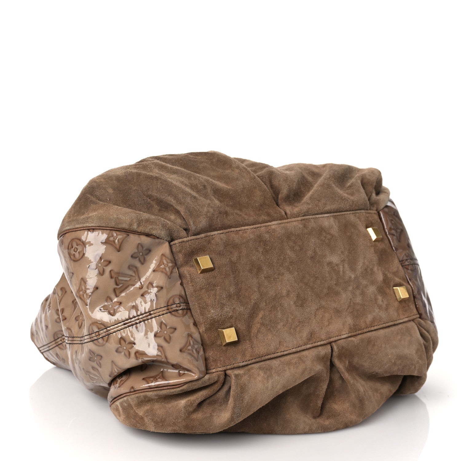 Louis Vuitton Suede Patent Monogram Irene Brown 3 of 9