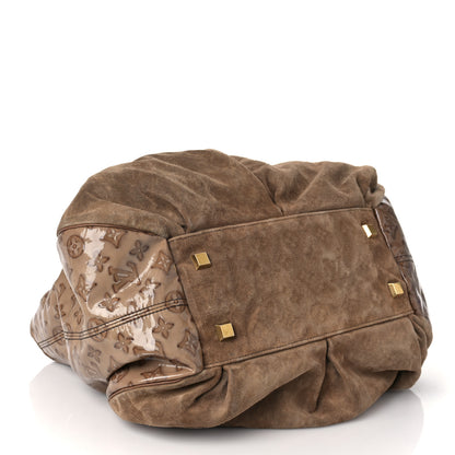 Louis Vuitton Suede Patent Monogram Irene Brown 3 of 9
