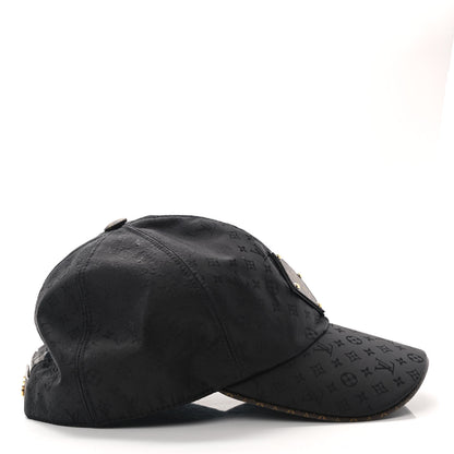 Louis Vuitton Silk Monogram Cap L Black 5 of 9