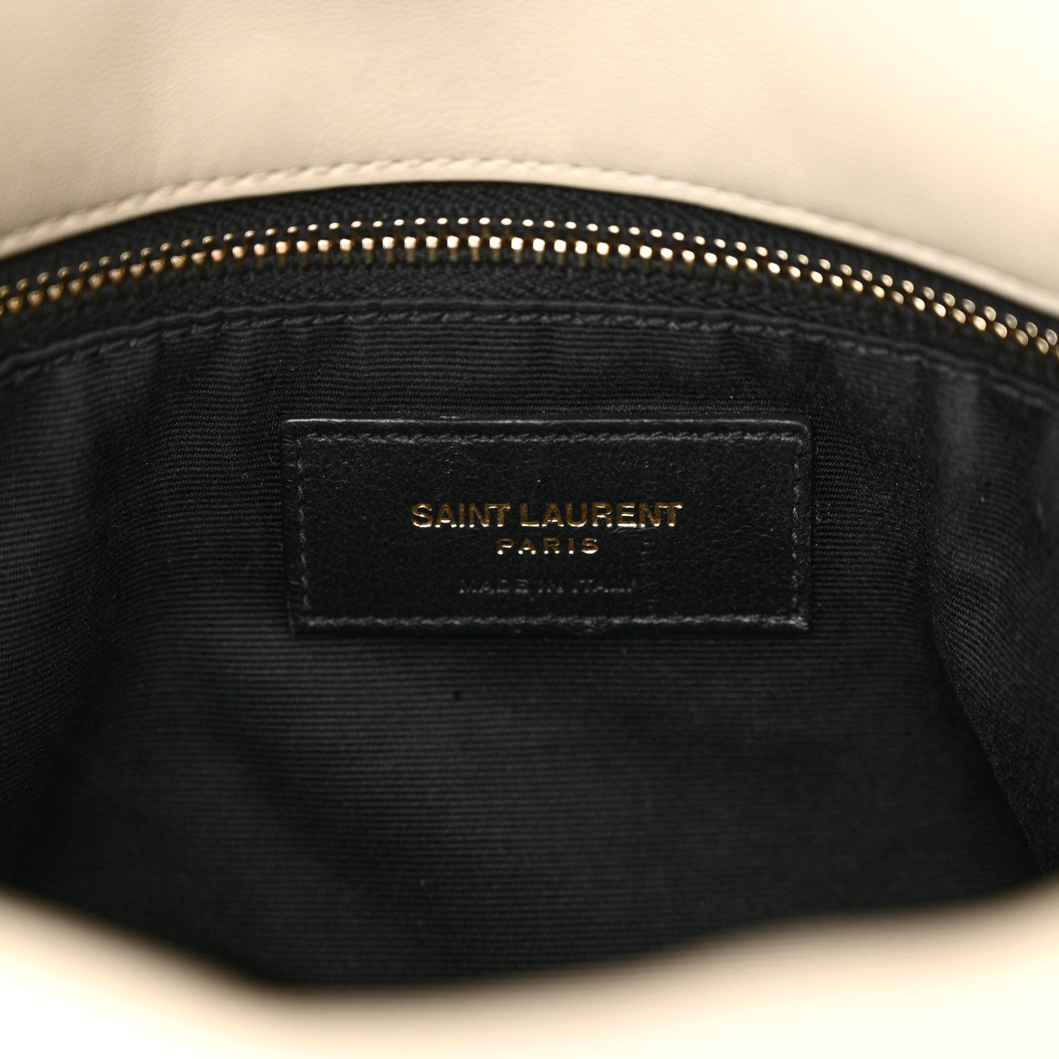 Saint Laurent Lambskin Quilted Small Loulou Puffer Monogram Chain Satchel Crema Soft 6 of 10