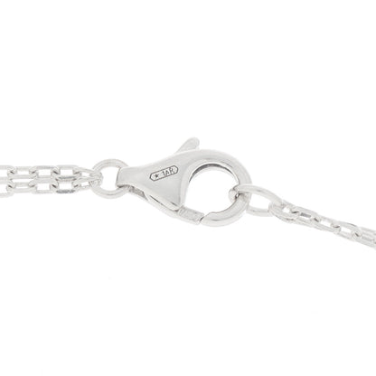 Cartier 18K White Gold 2 Diamond LOVE Necklace 3 of 4